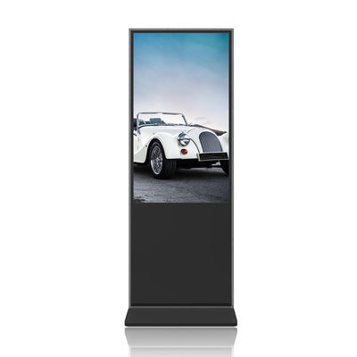 จอแสดงผลโฆษณาแบบตั้งพื้นแผงหน้าจอสัมผัส 4k HD Smart Screen Kiosk
