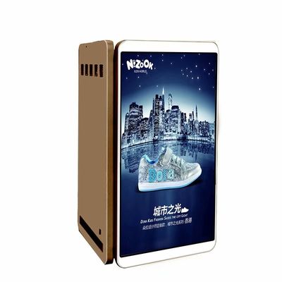 สวัสดี FRC LCD 4k เครื่องเล่นป้ายดิจิตอล Outdoor Ip65 ตู้โฆษณากันน้ำ