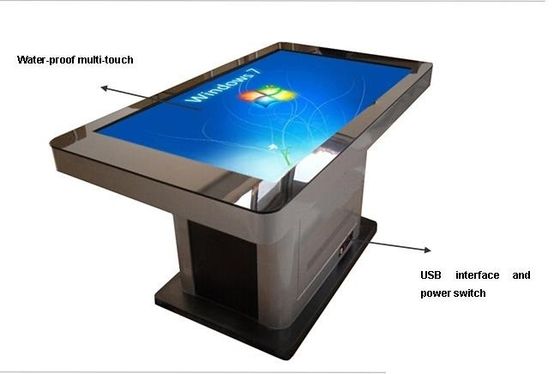 Windows I5 Interactive Touch Screen Display Table รองรับการตั้งค่าระบบคีออสก์